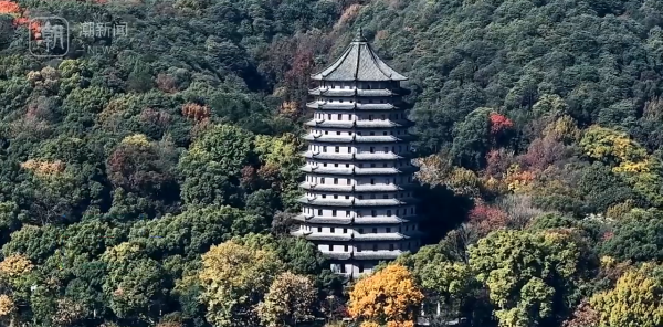 Autumn enchants Yuelun Mountain and Liuhe Pagoda in Hangzhou